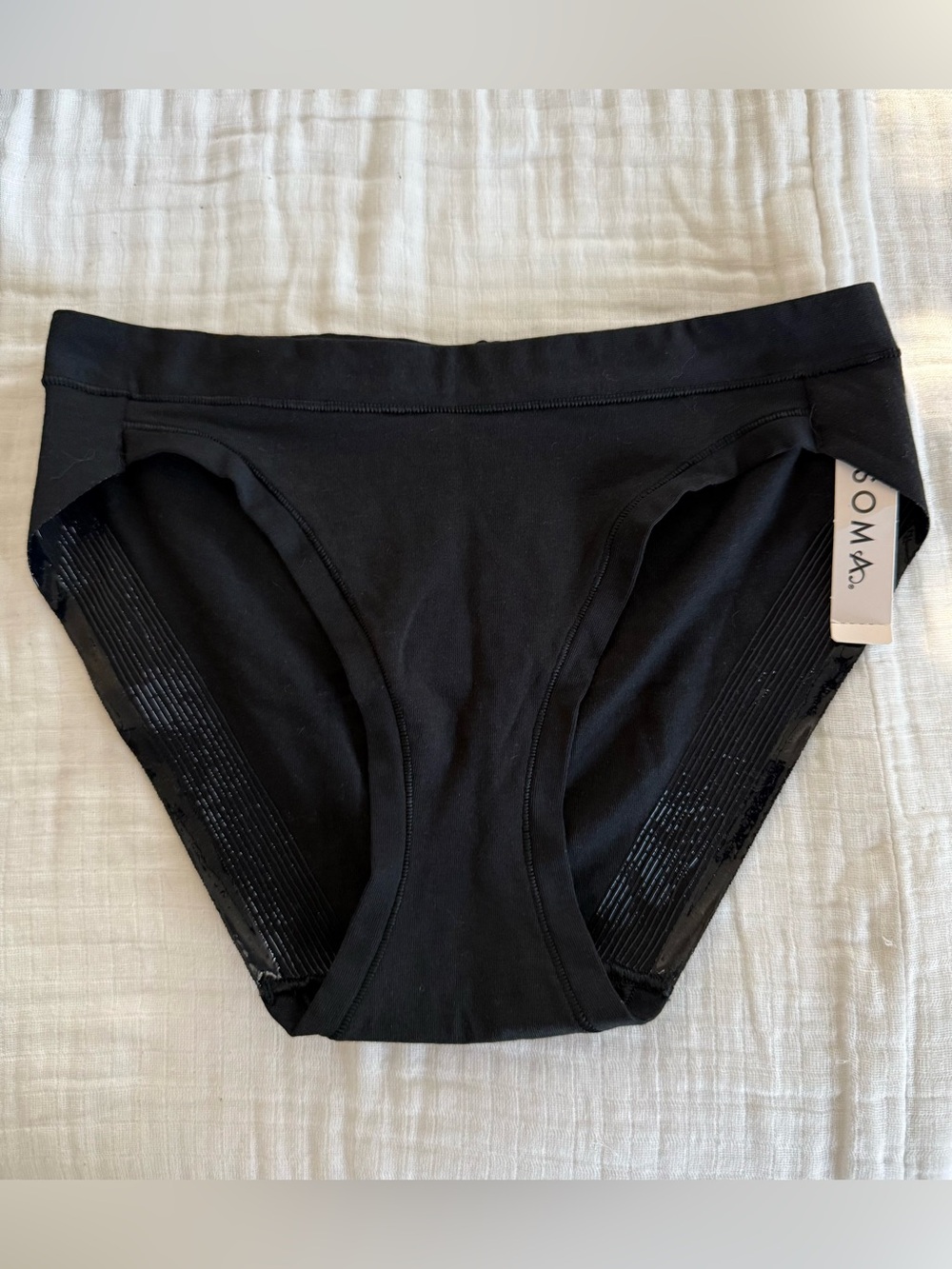 NWT Soma Vanishing Edge Cotton Bikini Underwear Size Small